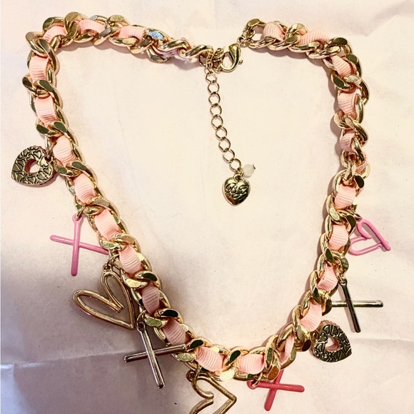 The Betsey Bundle: Vibrant Multicolor Butterfly, Pearl, and Charm Necklace Set - Picture 3 of 4